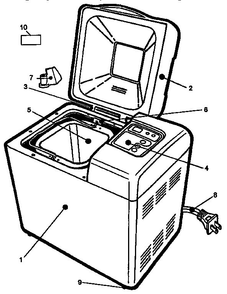 Part Location Diagram of 284836-00 Black and Decker Feet